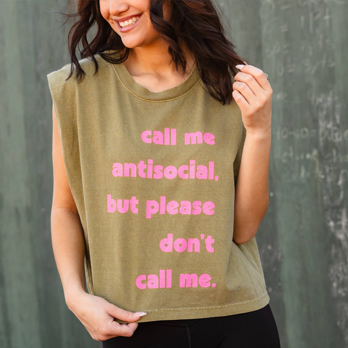 Funny Quote Graphic Tee Snarky Humor Casual Shirt Antisocial