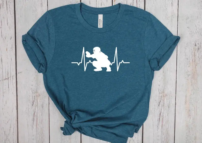 Baseball Heart Beat T-Shirt