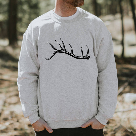 Elk Antler Crewneck Sweatshirt Hoodie 242