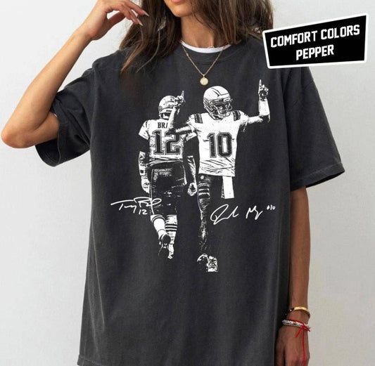 Vintage New England Football Game Day Tee
