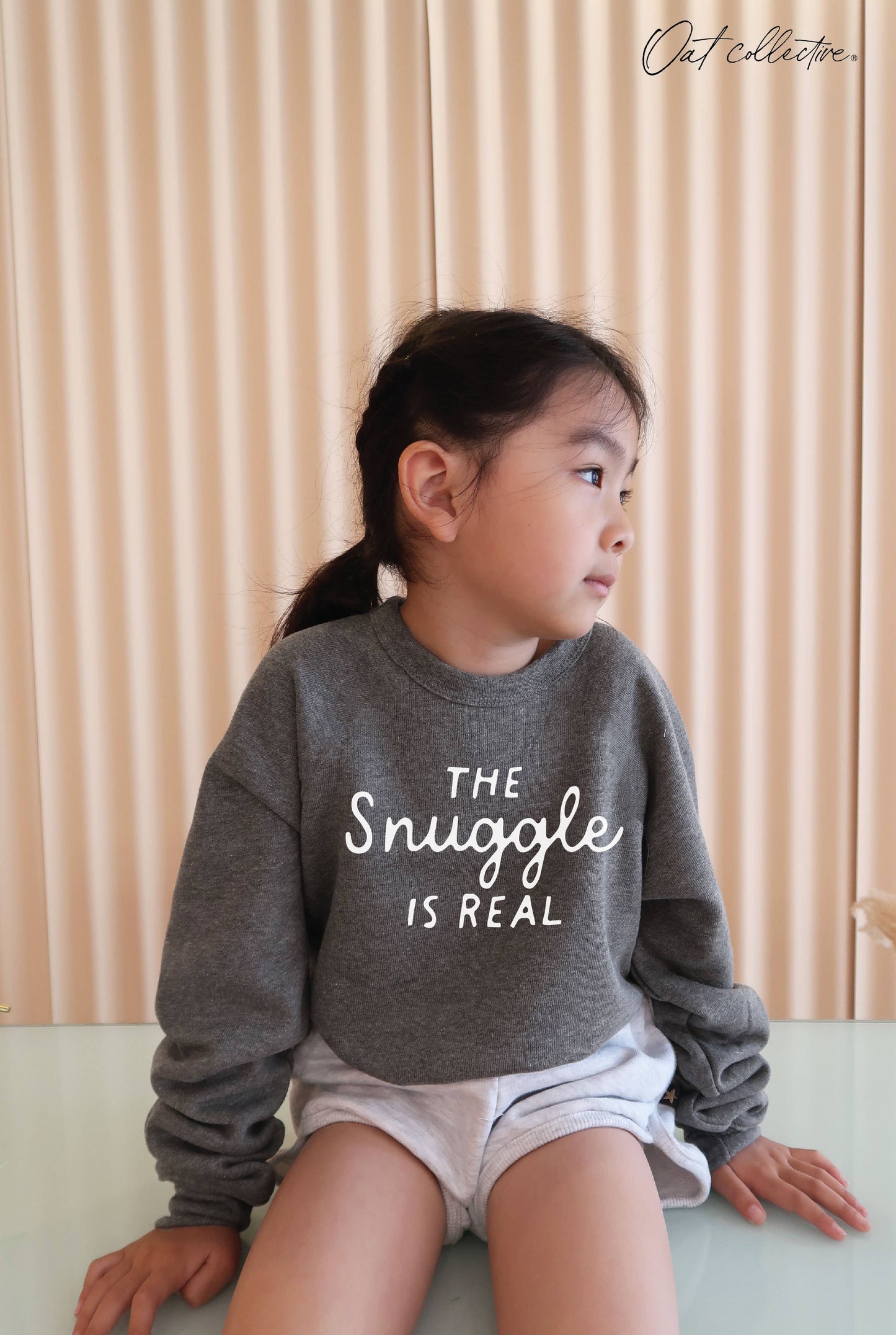 The Snuggle Is Real Toddler Unisex Graphic Sweatshirt