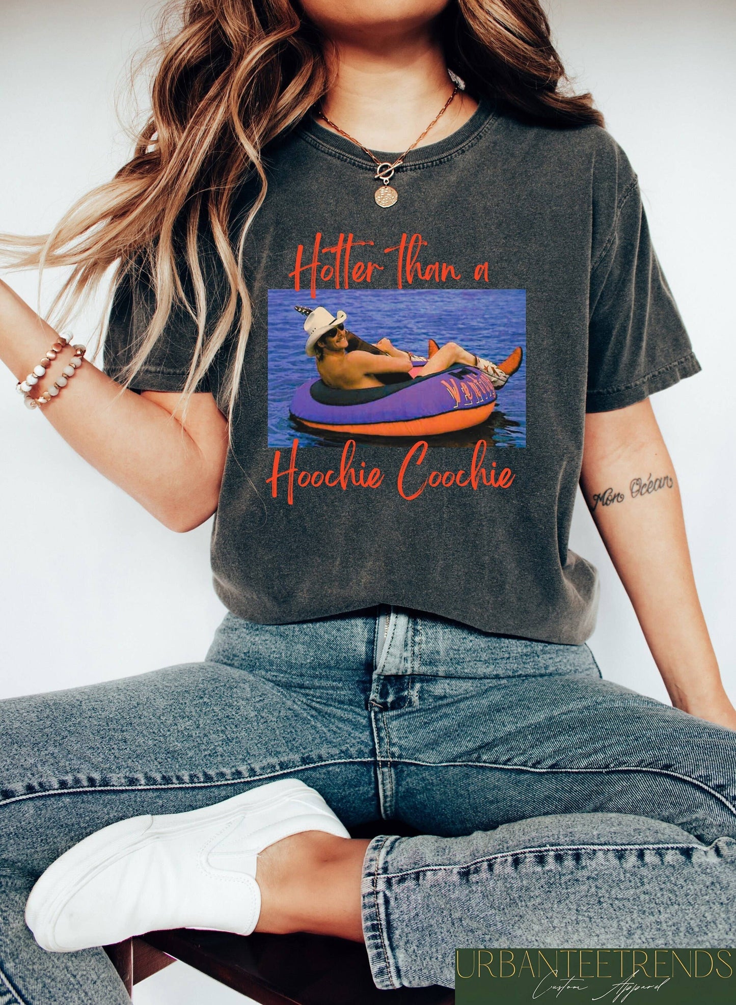 Hoochie Coochie Summer Tee 90s Country Music Lover Gift