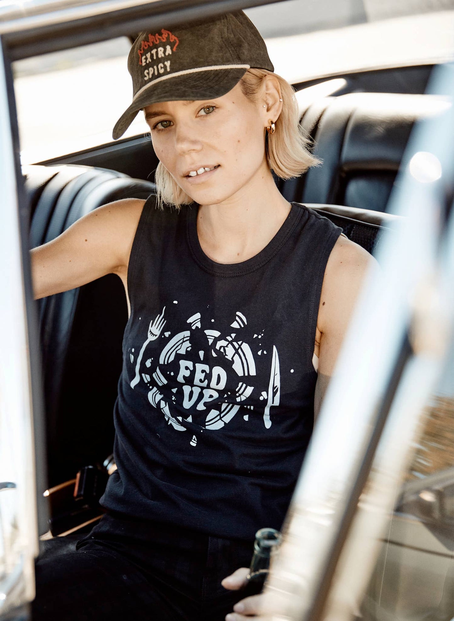 Fed Up Women's Muscle Tee | Pyknic