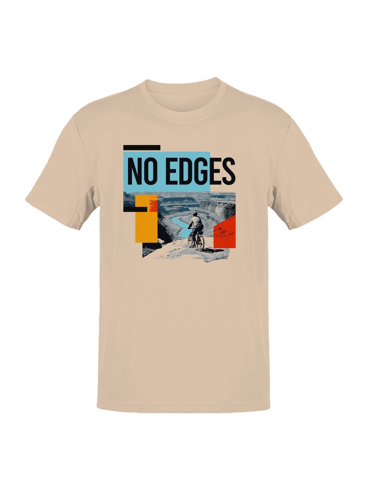 No Edges Bold Adventure Design Men's T-Shirt