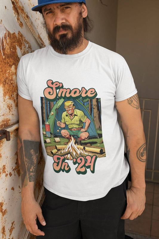 Smore in 24 Donald Trump 2024 Funny Patriotic T-Shirt