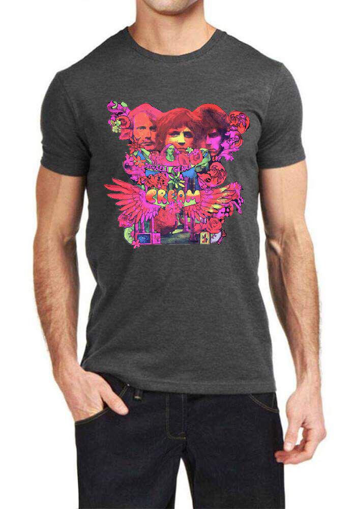 Cream Disraeli Gears Vinyl Half Sleeve T-Shirt