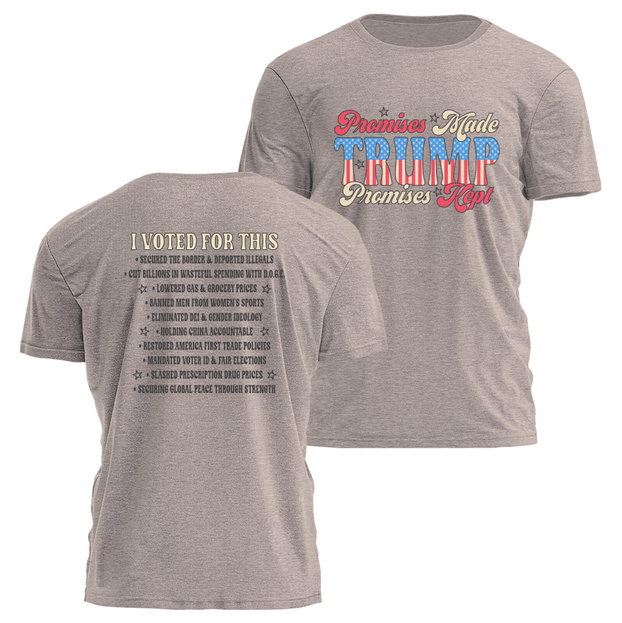 Promises Made Promises Kept - Groovy Tee - 3821