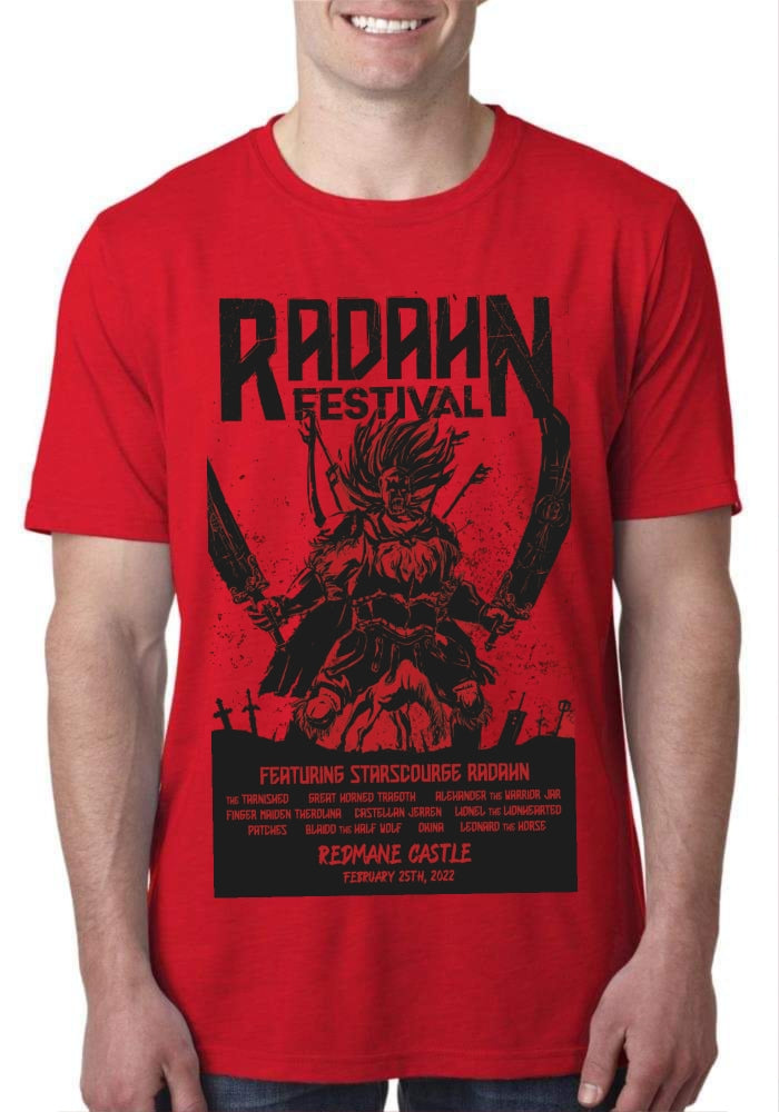Radahn Festival Half Sleeve Red T-Shirt