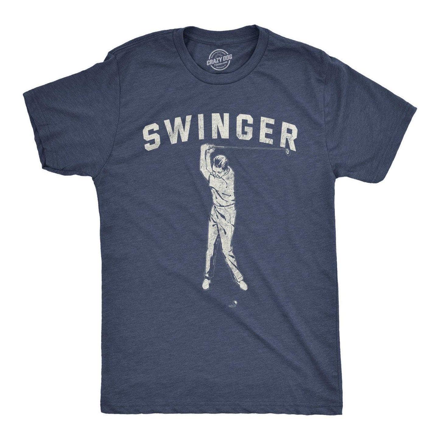 Swinger Men's Tshirt Golf Graphic Tee Western T