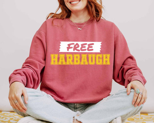 Harbaugh Wolverines Fan Sweatshirt Free Football Gear