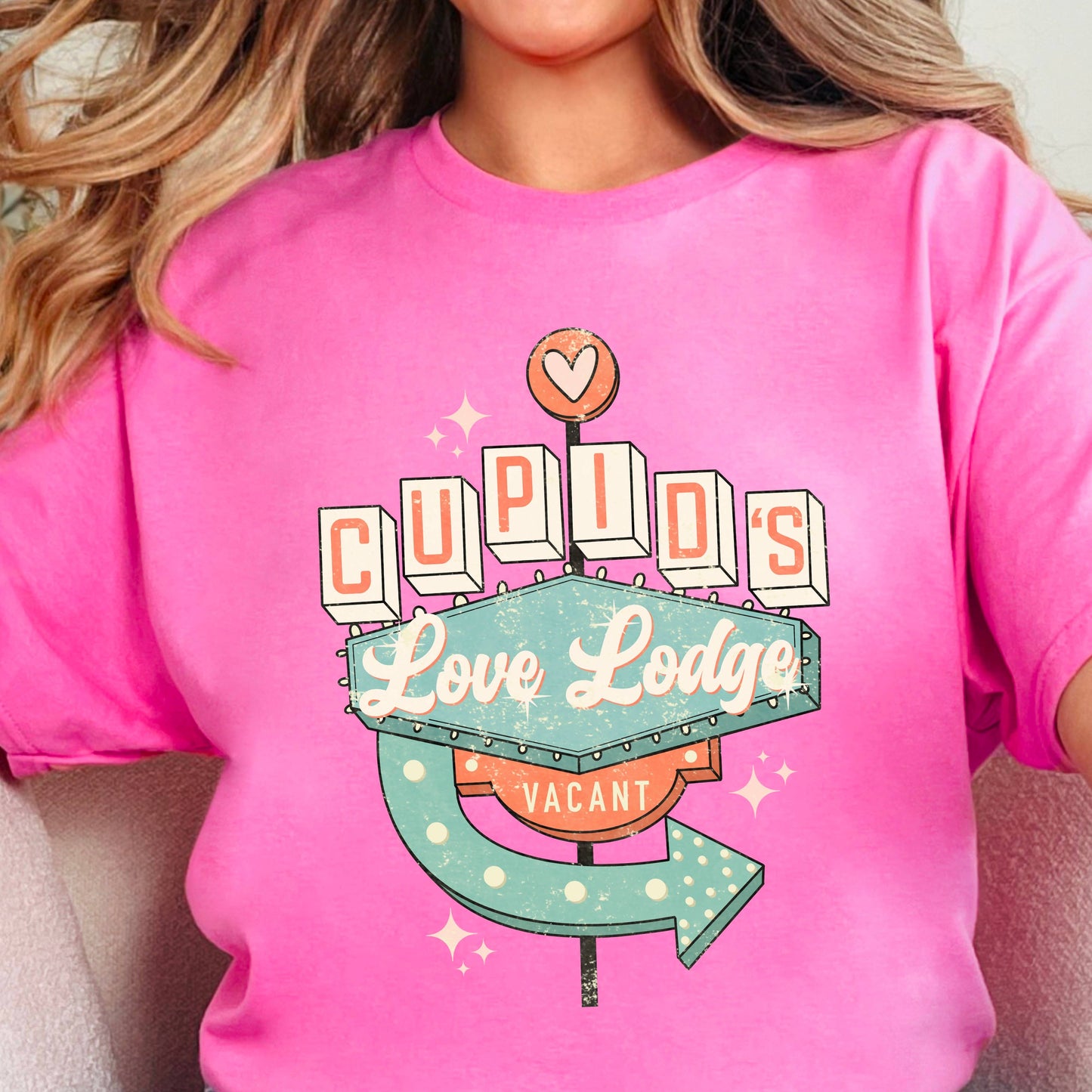 Cupid’S Love Lounge Valentine’S Day Graphic T-Shirt | Gildan