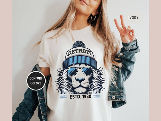 Detroit Football Game Day Unisex T-Shirt, Vintage Fan Gift
