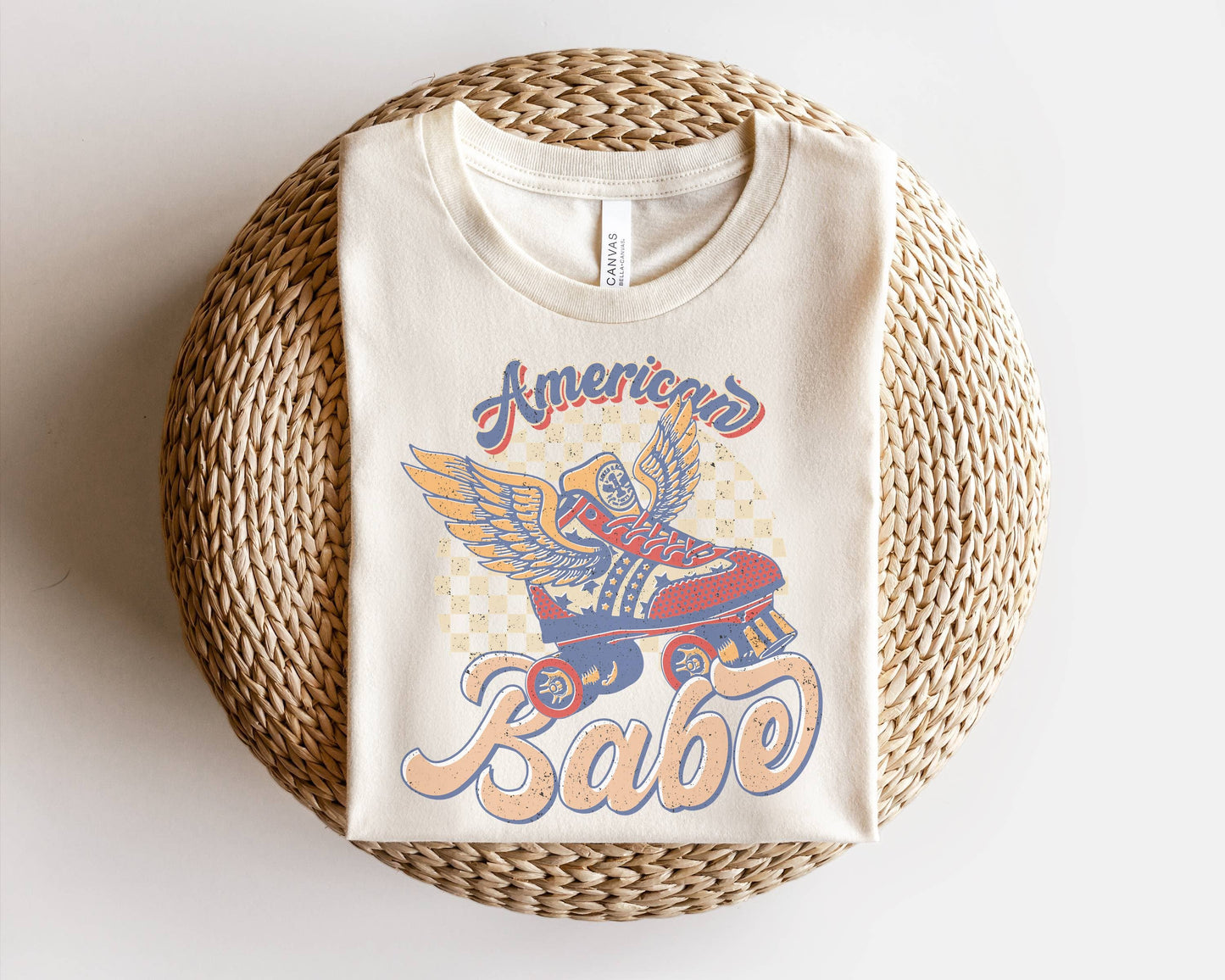American Babe Wings Tee | Patriotic T Shirt