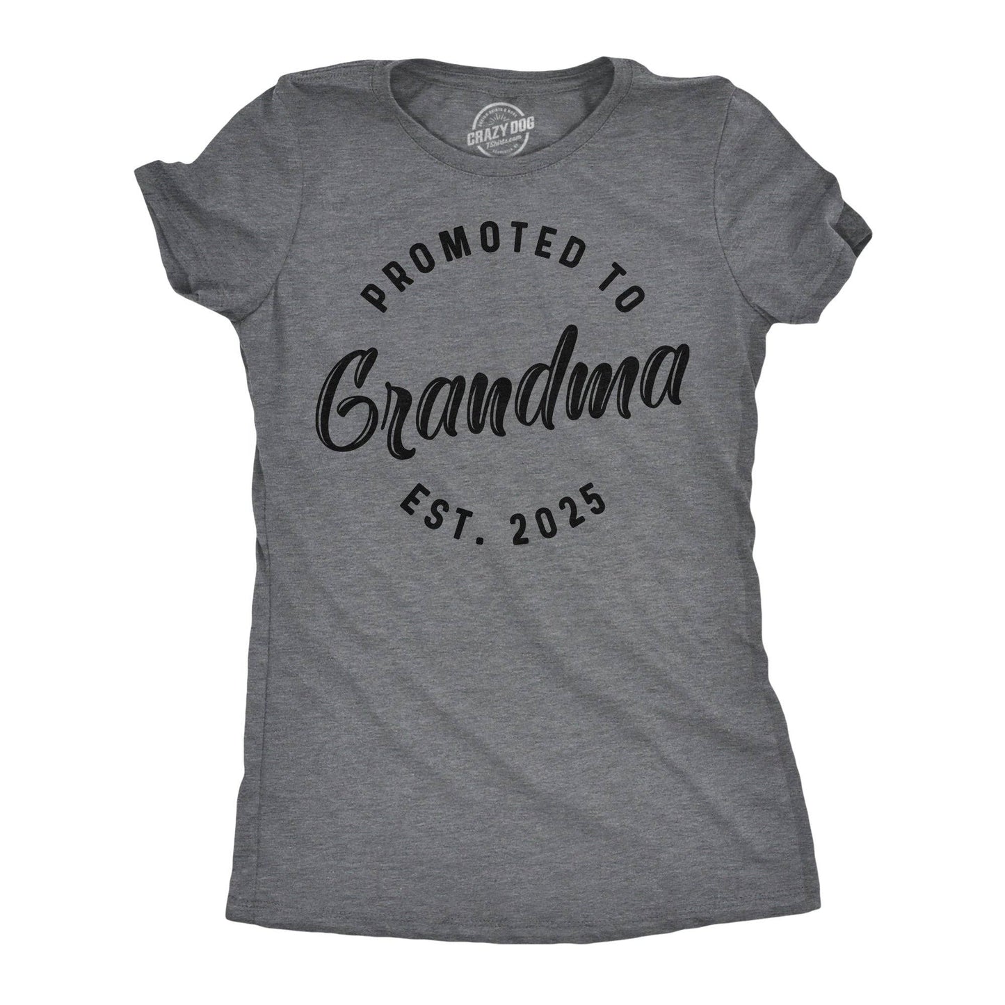 Promoted To Grandma 2025 Women's T Shirt