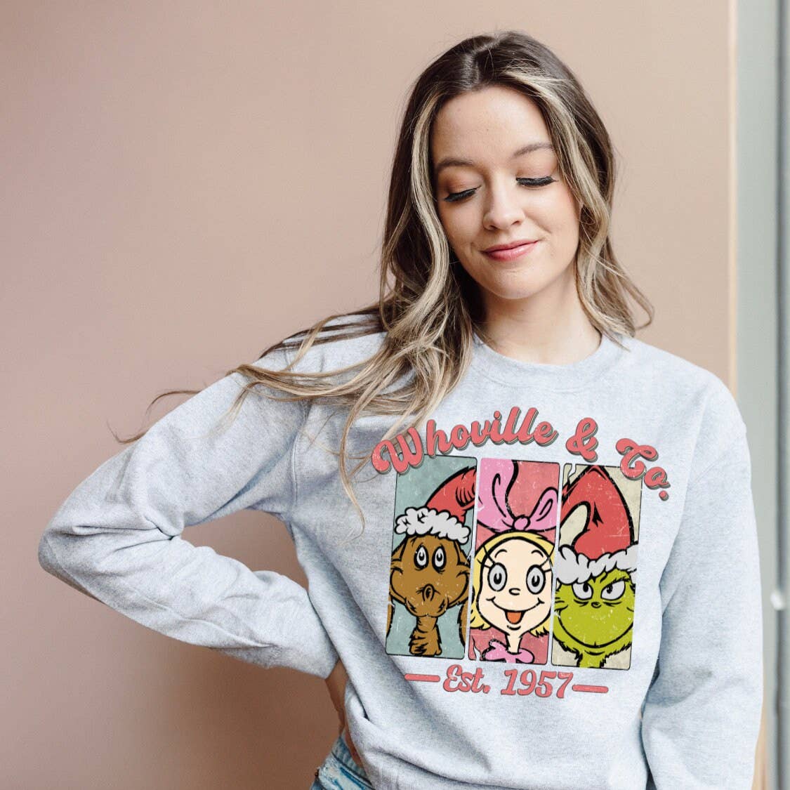 Whoville University Christmas Sweatshirt - Personalized Gift
