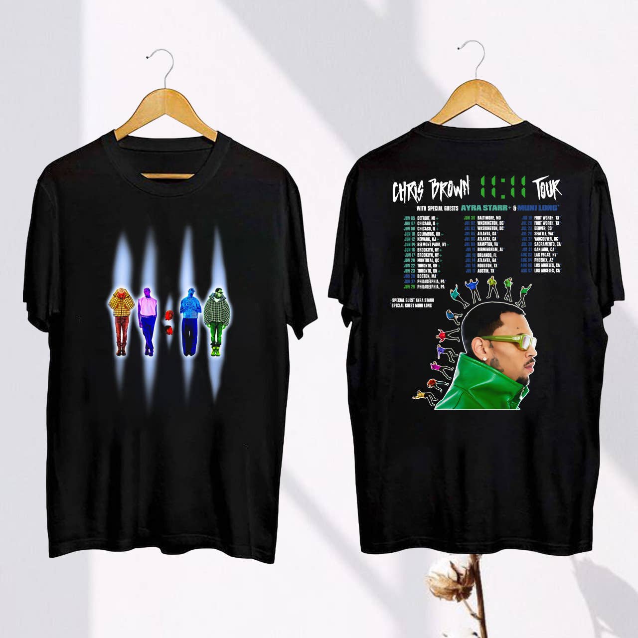 Chris Brown 2024 Tour Graphic Shirt - Fan Concert Merch