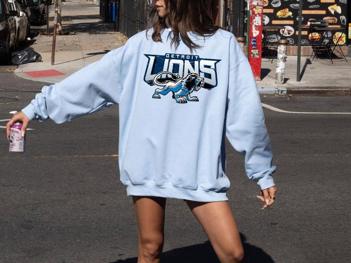 Detroit Lions Football Sweatshirt - Jared Goff Fan Gift