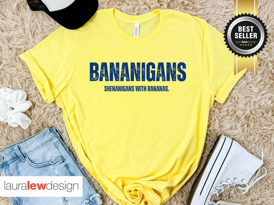 Bananigans Funny Banana Lover Gift Tee