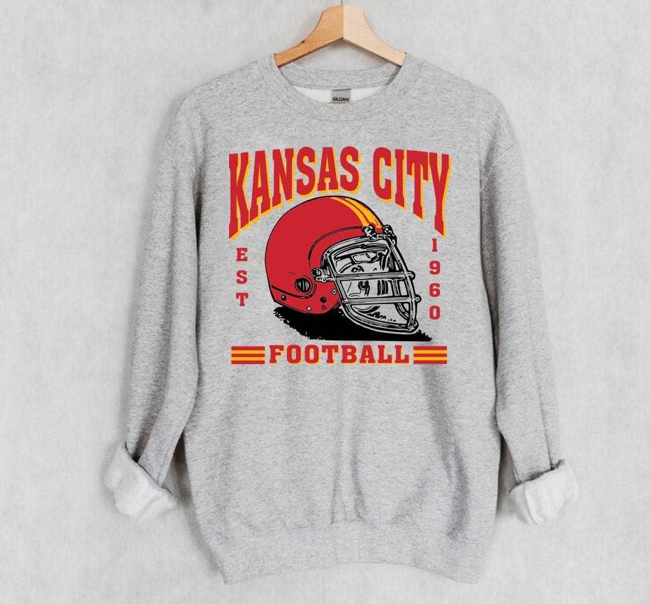 Kansas City Football Est 1960 Retro Sweatshirt For Dad