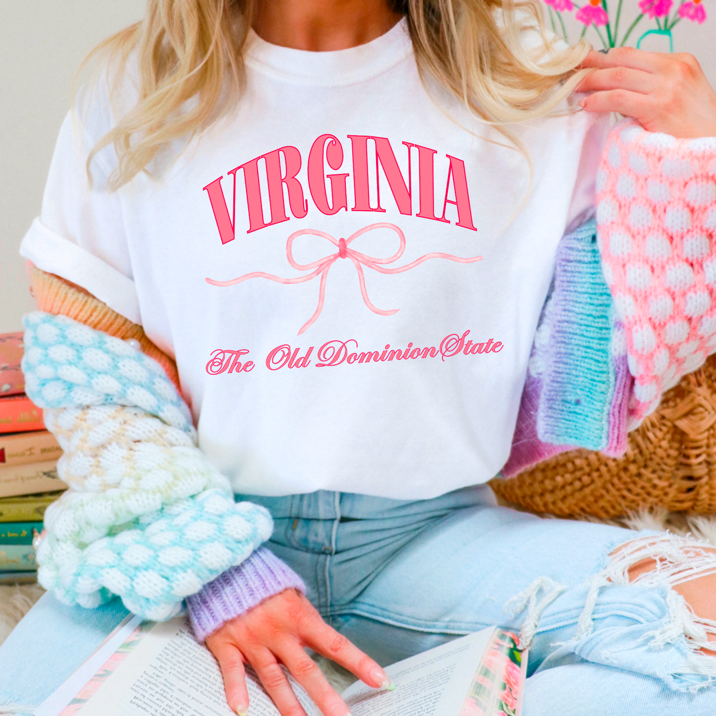 Coquette Tee | Virginia Graphic Tee | Ladies Graphic Tee