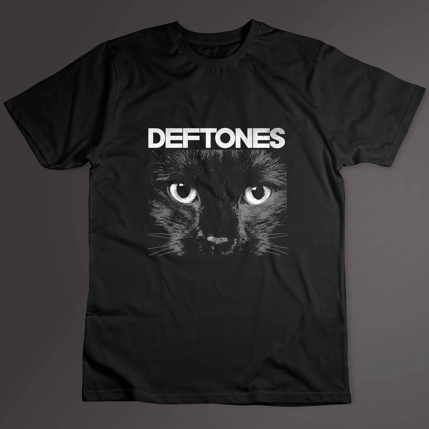 Vintage Deftones Cat Eye Graphic Tee - Metal Rock Band