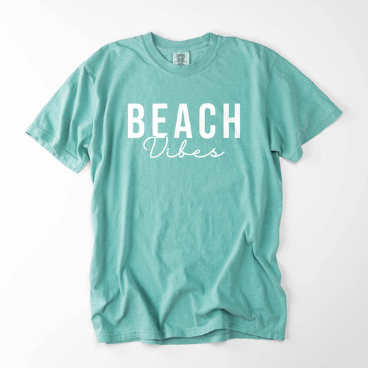 Beach Vibes Garment Dyed Comfort Colors Tee