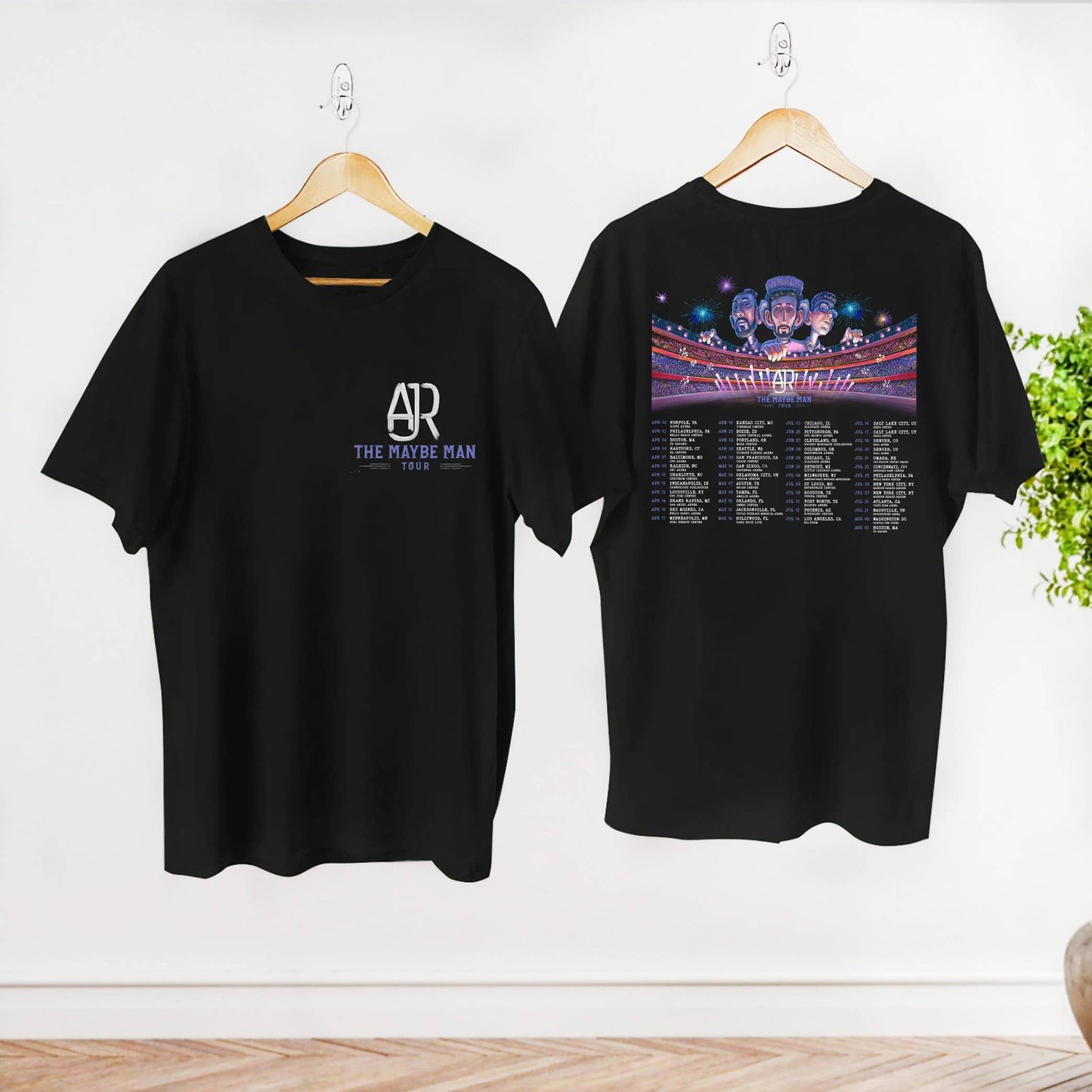 Ajr Band the Maybe Man Tour 2024 Logo Fan Shirt Merch