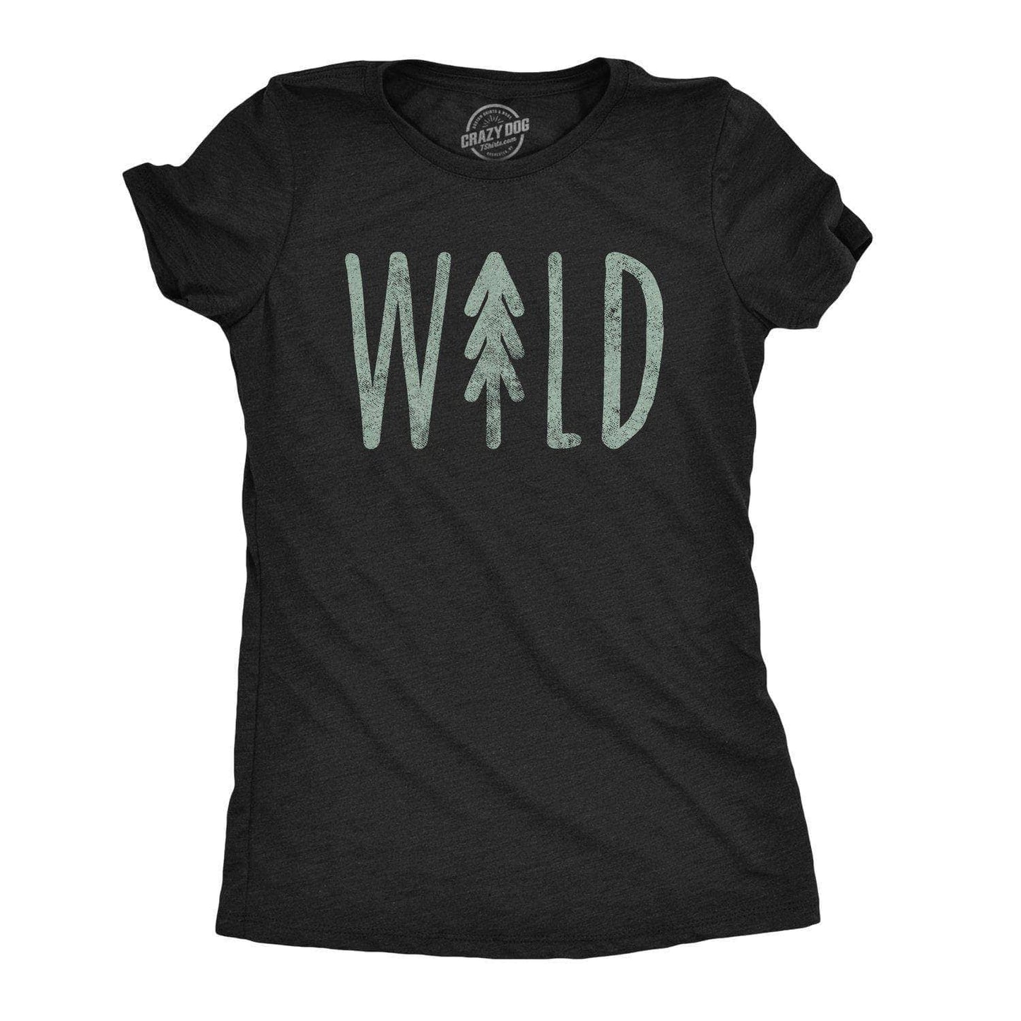 Wild Women's Tshirt Camping Graphic Tee Western Plus Size