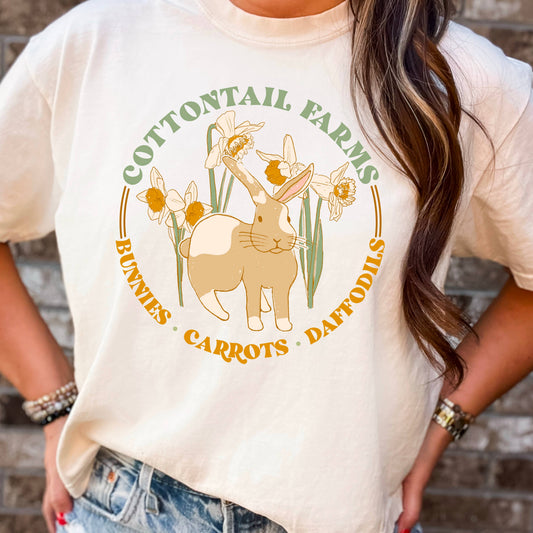 Easter Graphic Tee | Cottontail Farms | Comfort Colors