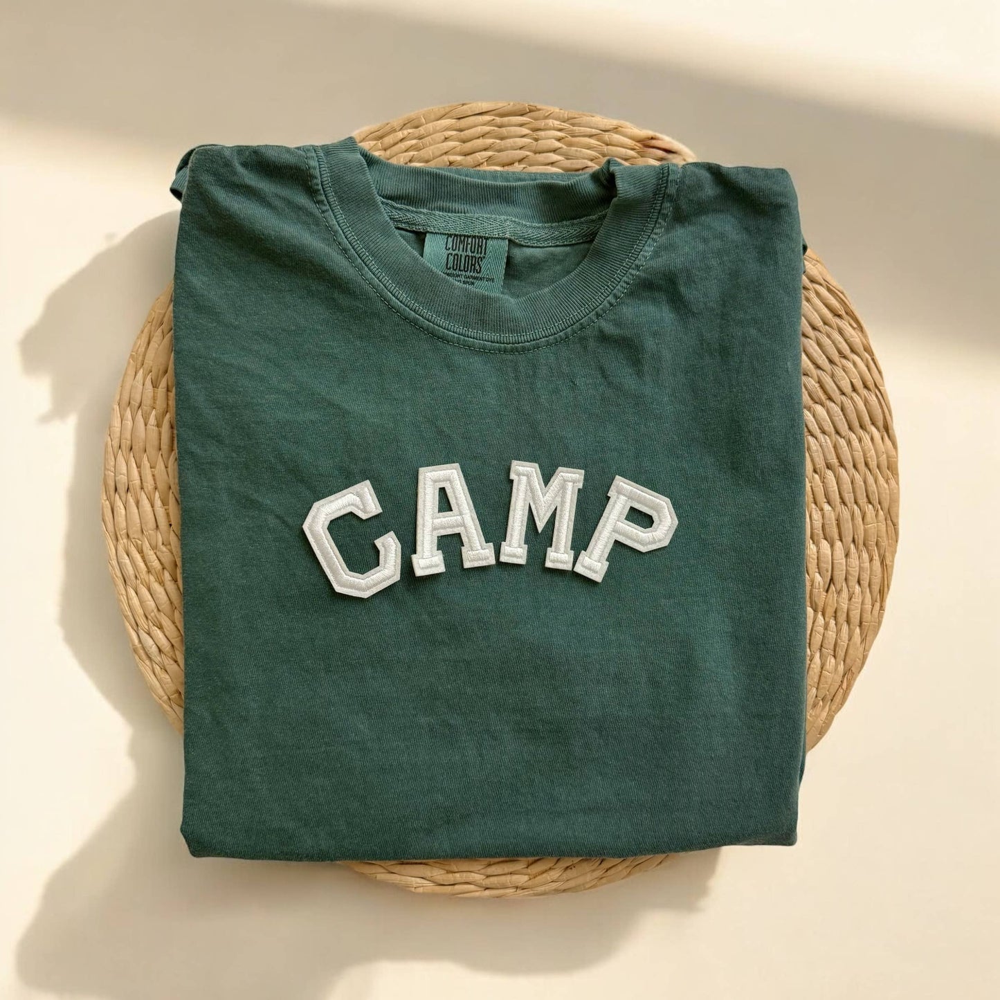 Camp Comfort Colors Short Sleeve Shirt, Camping Shirts