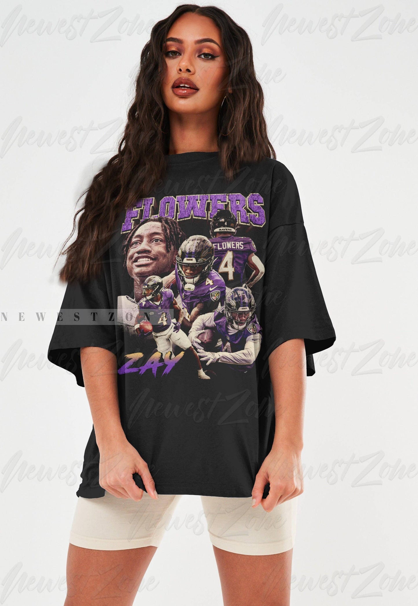 Vintage 90s Wide Receiver Homage Retro Classic Graphic Shirt