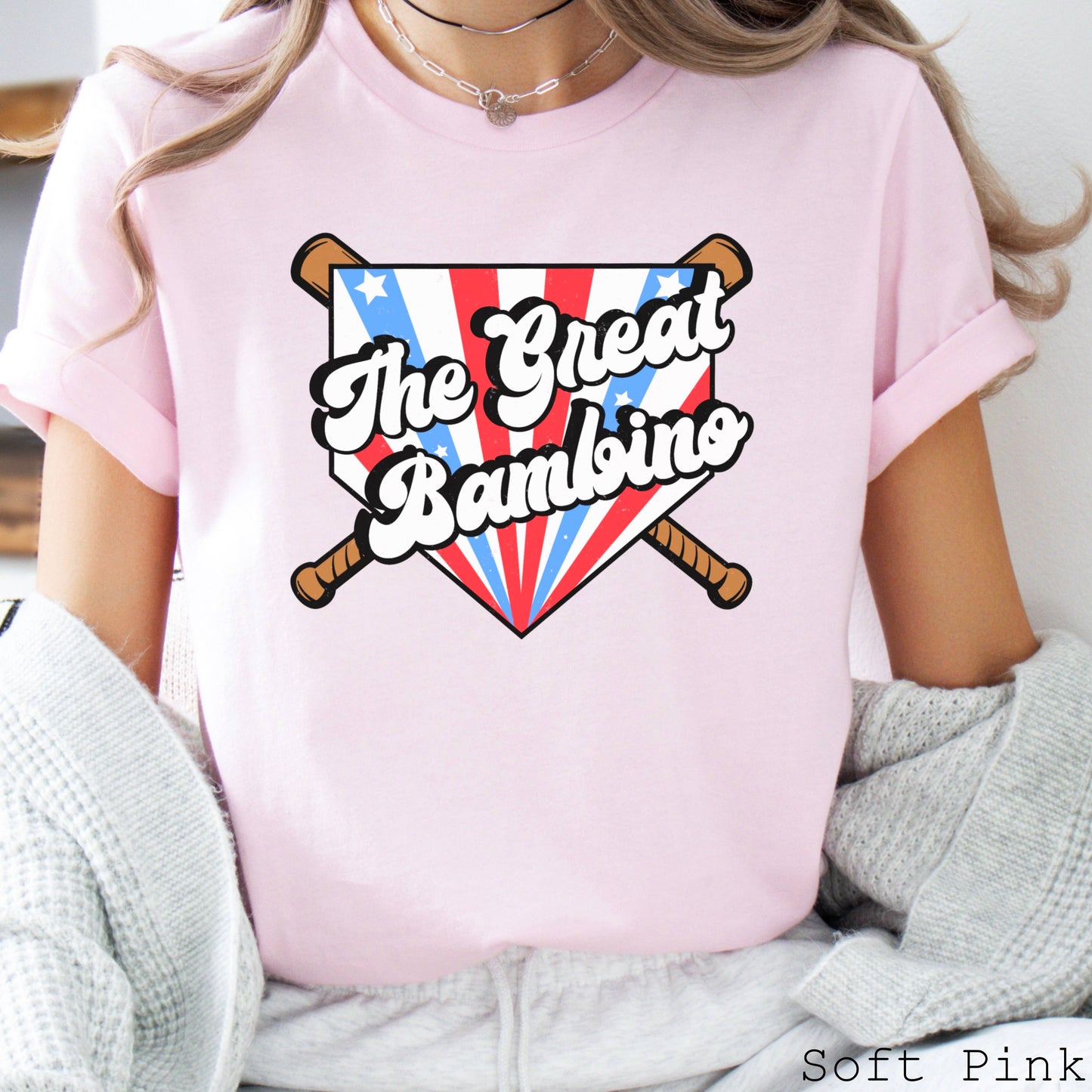 The Great Bambino Baseball Graphic Tee  | Bella Canvas