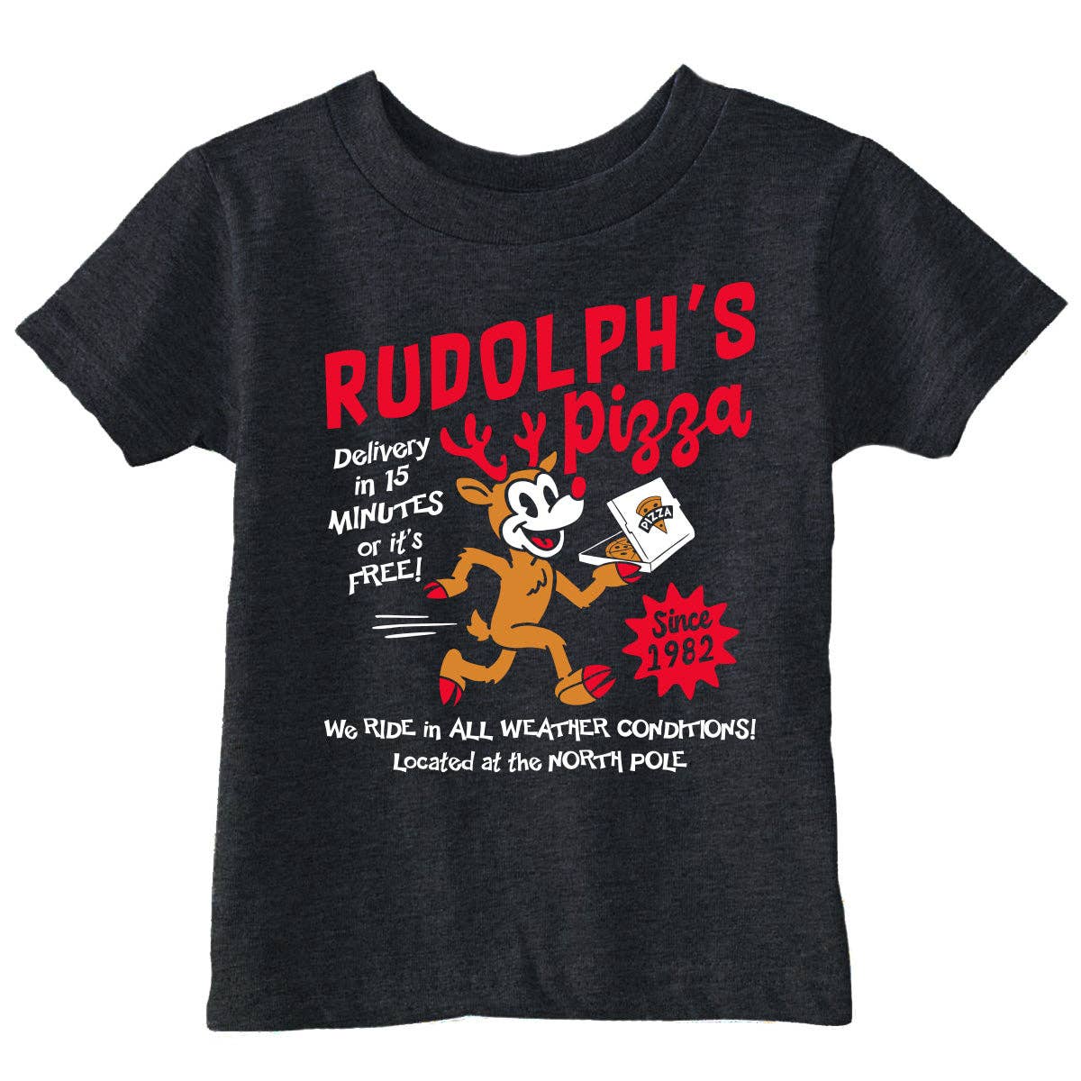 Rudolphs Pizza Toddler T Shirt
