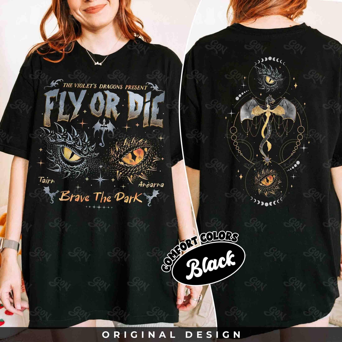 Dragon Rider Comfort Colors Tee For Dragon Book Lovers