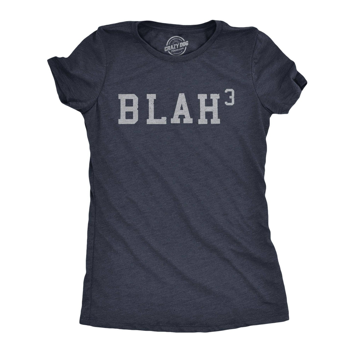 Blah Cubed Women's Tshirt Nerdy Graphic Tee Western Plus