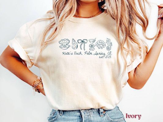 Coastal Bachelorette Beach Bach Party Last Toast Shirt