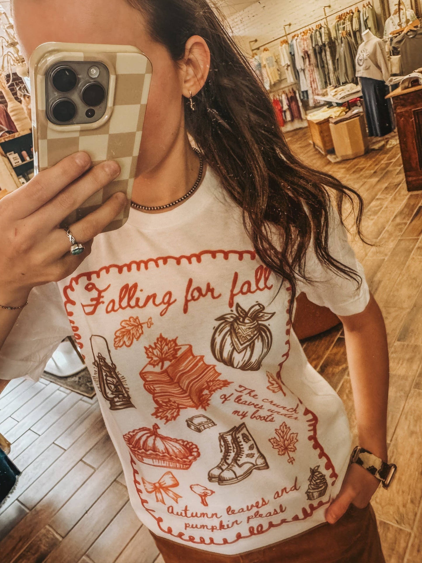Falling For Fall Graphic Tee | Fall Tee