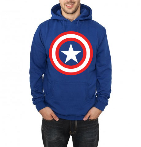 Captain America Royal Blue Hoodie