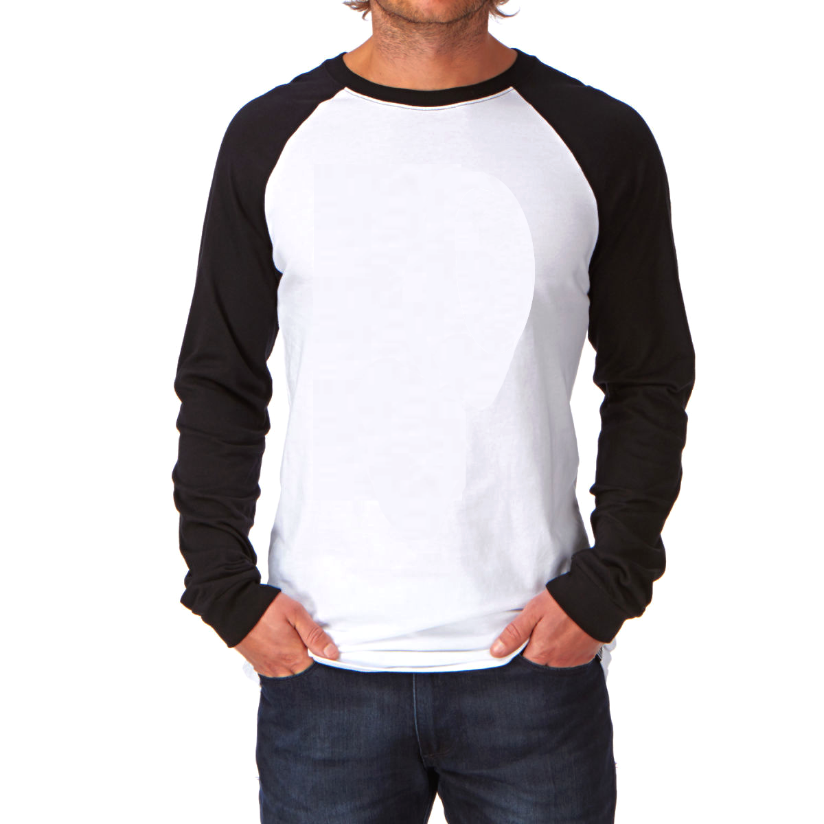 ‘Plain Baseball Raglan T-shirt