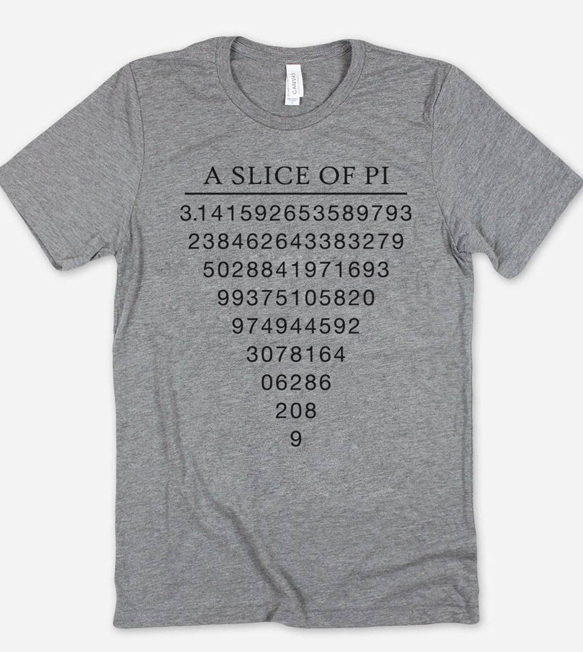 A Slice of Pi - Science Pi Math Funny Pun Cute Nerd T-Shirt