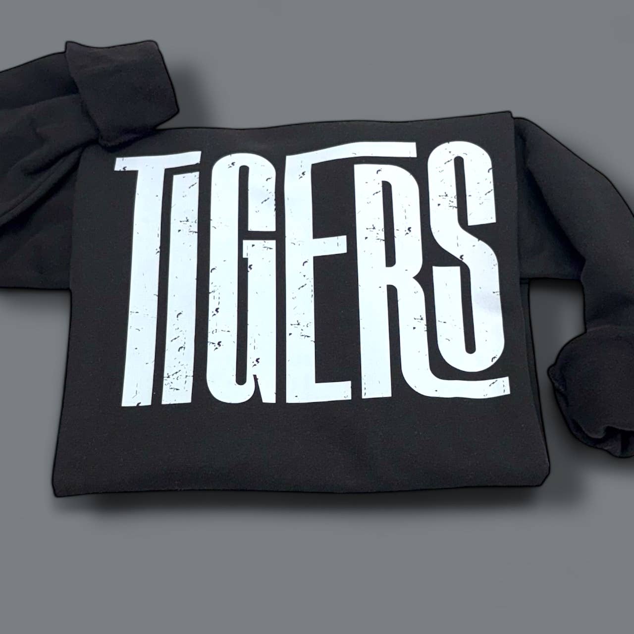 Tigers Distressed Long Sleeve T-Shirt