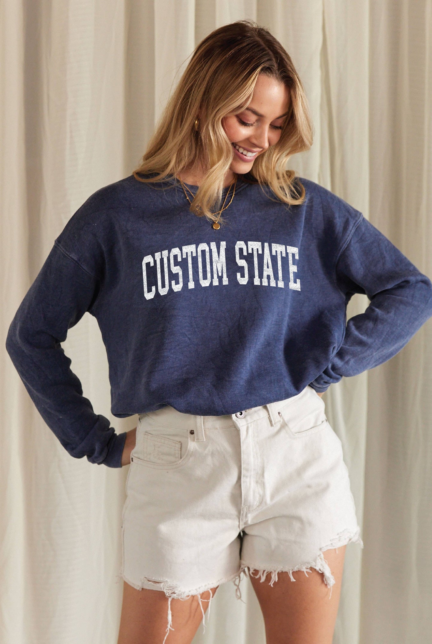 Custom State  Mineral Graphic Sweatshirt