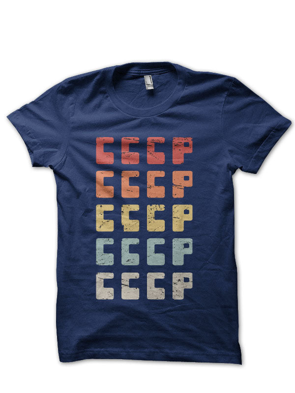 CCCP – Retro Soviet Union Text T-Shirt