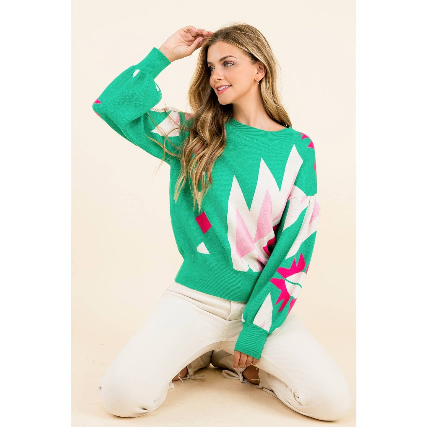 Abstract Pattern Sweater