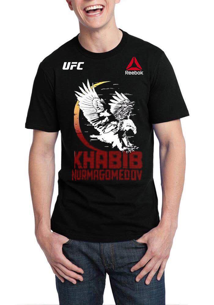 Khabib Nurmagomedov Black Half Sleeve T-Shirt