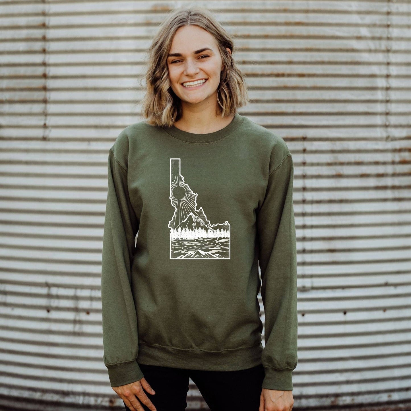 Idaho Sunshine Crewneck Sweatshirt Hoodie 020