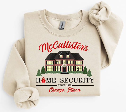 Mccallister Home Security Funny Christmas Sweatshirt
