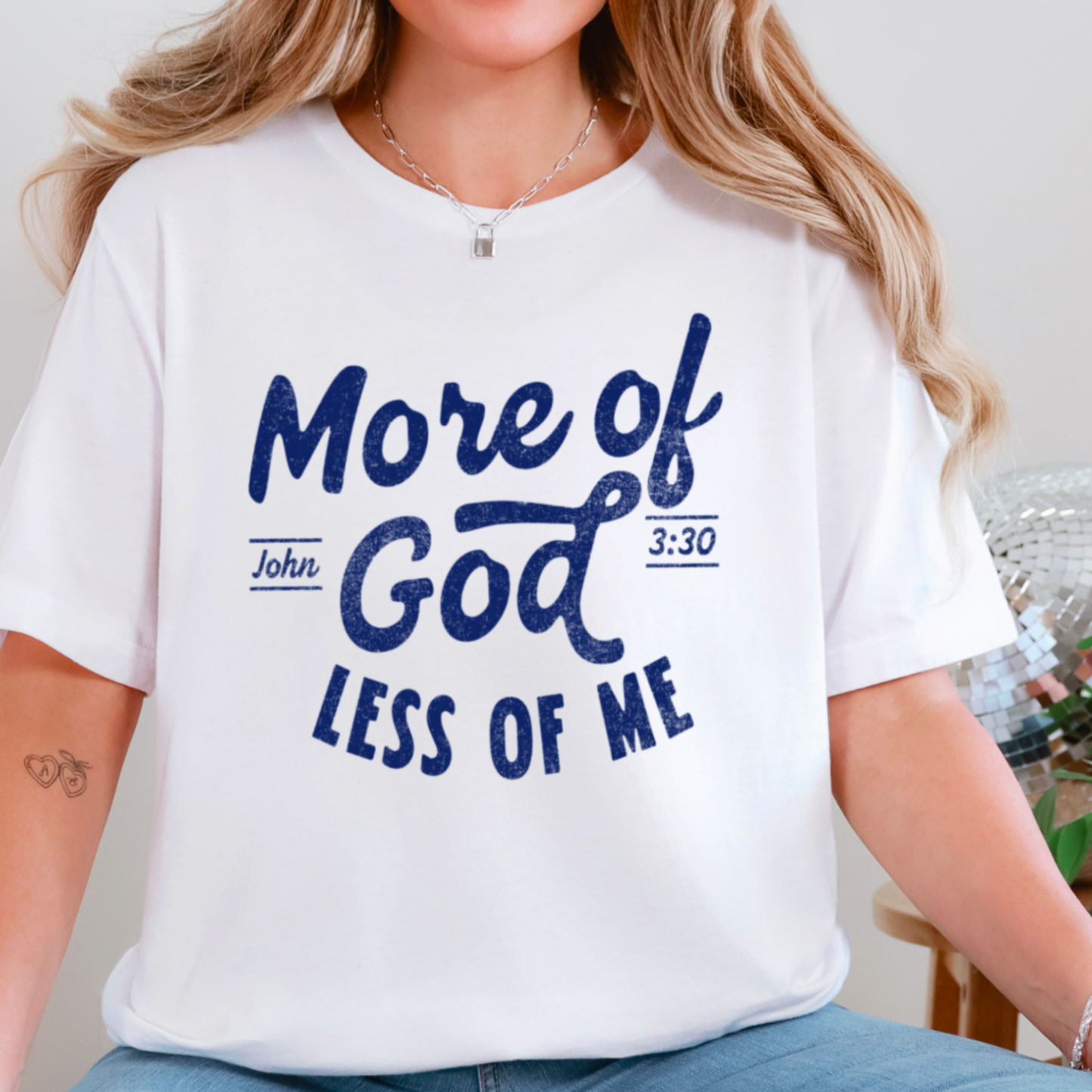More of God Christian Graphic Tee | Bella Canvas
