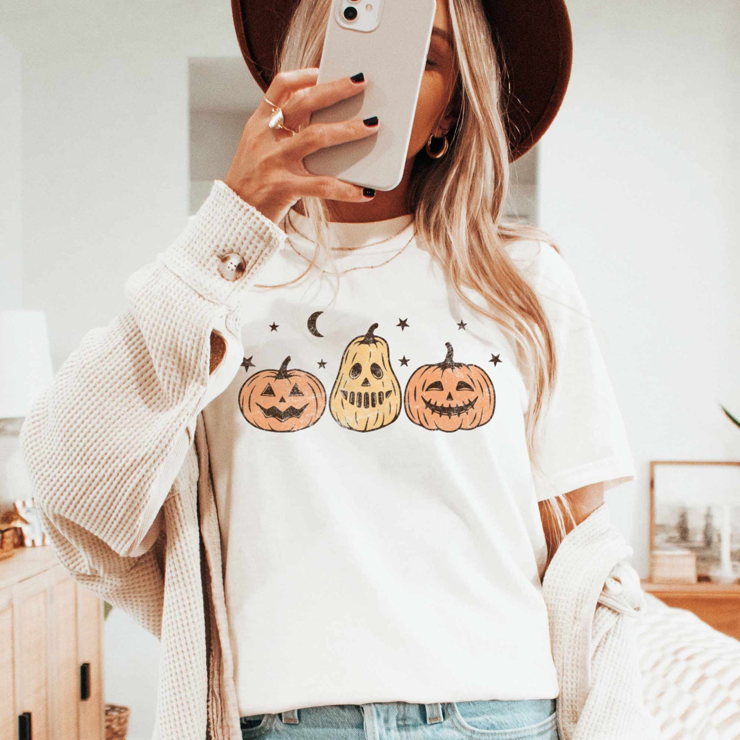 Jack-O-Lanterns Halloween Tee, Comfort Colors T-Shirt