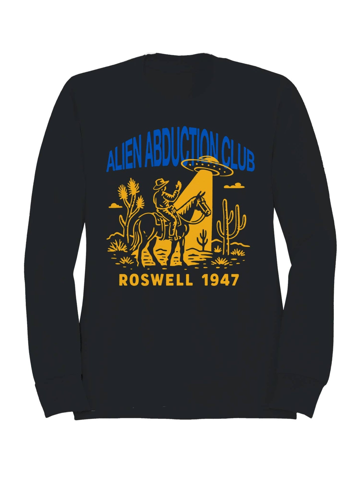 Roswell 1947 Alien Abduction Design Men's Sweatshirt